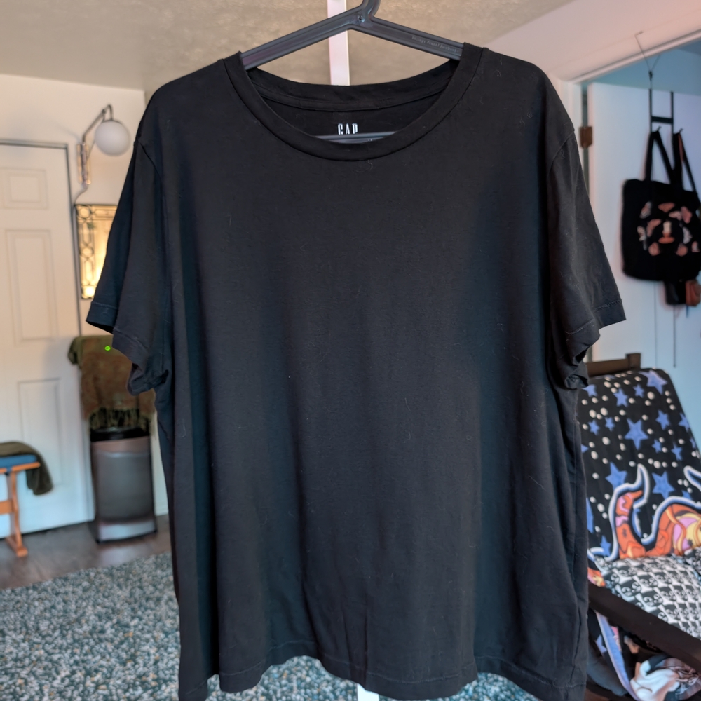 GAP Black Organic Cotton T-shirt